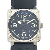 ベル＆ロス Bell & Ross アヴィエーション BR03-92BL-ST/2(BR03-92) ブラック SS メンズ 腕時計