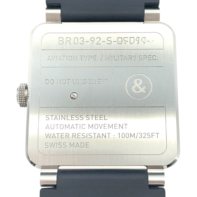 ベル＆ロス Bell & Ross アヴィエーション BR03-92BL-ST/2(BR03-92) ブラック SS メンズ 腕時計