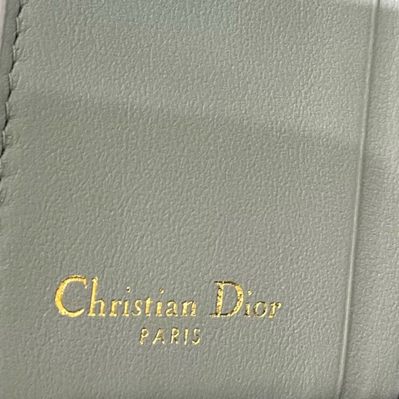 クリスチャン・ディオール Christian Dior サドルナンフェア ウォレット S5912CTZQ_M932 グレー オブリーク レディース  三つ折り財布
