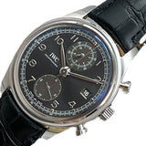 インターナショナルウォッチカンパニー IWC ポルトギーゼ クロノグラフ クラシック IW390404 グレー SS/革ベルト（社外品） 自動巻き メンズ 腕時計