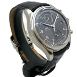 インターナショナルウォッチカンパニー IWC ポルトギーゼ クロノグラフ クラシック IW390404 グレー SS/革ベルト（社外品） 自動巻き メンズ 腕時計