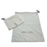 ジミーチュウ JIMMY CHOO メッシュレースアップブーツ ブラック レザー レディース ブーツ