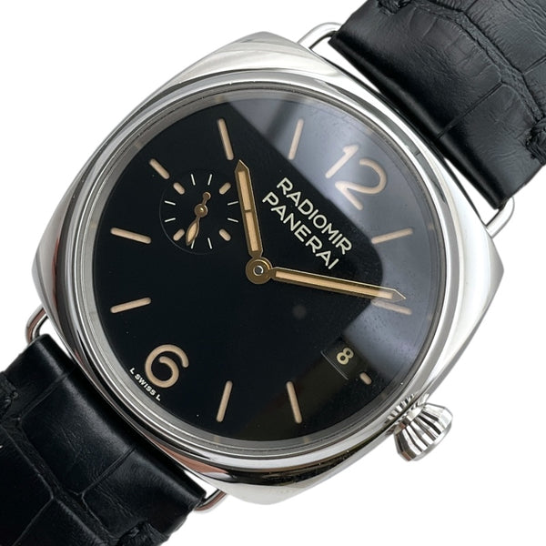 パネライ PANERAI ラジオミール クアランタ PAM01572 ブラック  ステンレススチール メンズ 腕時計