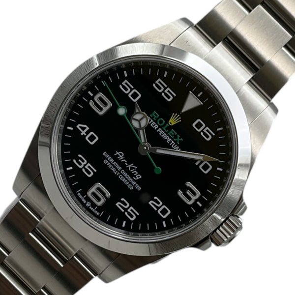 ロレックス ROLEX エアキング 126900 ブラック ステンレススチール メンズ 腕時計