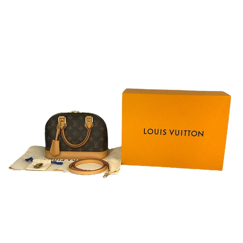 ルイ・ヴィトン LOUIS VUITTON アルマBB M53152 ブラウン/ゴールド金具 キャンバス レディース ハンドバッグ