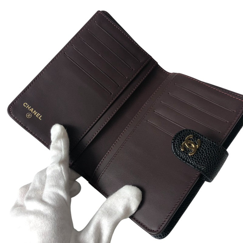 シャネル 2つ折り財布 マトラッセ A48667