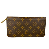 ルイ・ヴィトン LOUIS VUITTON ジッピー・ウォレット M42618 ブラウン モノグラム ユニセックス 長財布