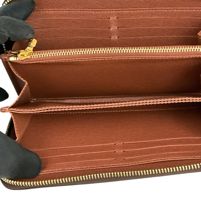 ルイ・ヴィトン LOUIS VUITTON ジッピー・ウォレット M42618 ブラウン モノグラム ユニセックス 長財布