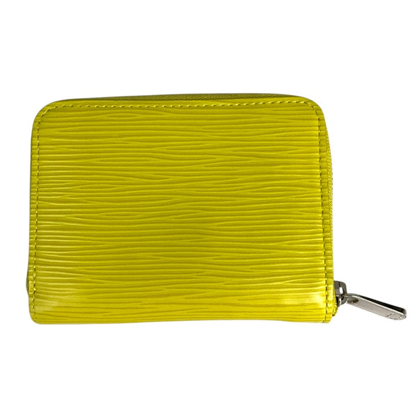 ルイ・ヴィトン LOUIS VUITTON ジッピーコインパース M60439 イエロー エピ ユニセックス コインケース