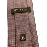 ルイ・ヴィトン LOUIS VUITTON シルクネクタイ レッド シルク メンズ ネクタイ
