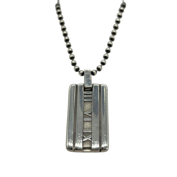 ティファニー TIFFANY＆CO アトラスプレートネックレス SV925 ジュエリー
