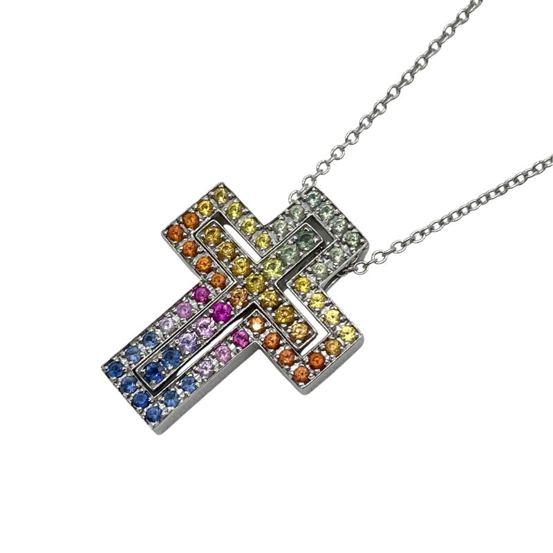 ダミアーニ DAMIANI ベルエポックネックレス レインボー K18WG ジュエリー