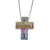 ダミアーニ DAMIANI ベルエポックネックレス レインボー K18WG ジュエリー