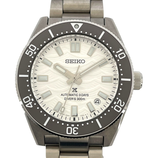 セイコー SEIKO プロスペック SBDC213 ホワイト SS 自動巻き メンズ 腕時計