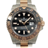 ロレックス ROLEX GMTマスター２ ランダムシリアル 126711CHNR ブラック SS/K18PG メンズ 腕時計