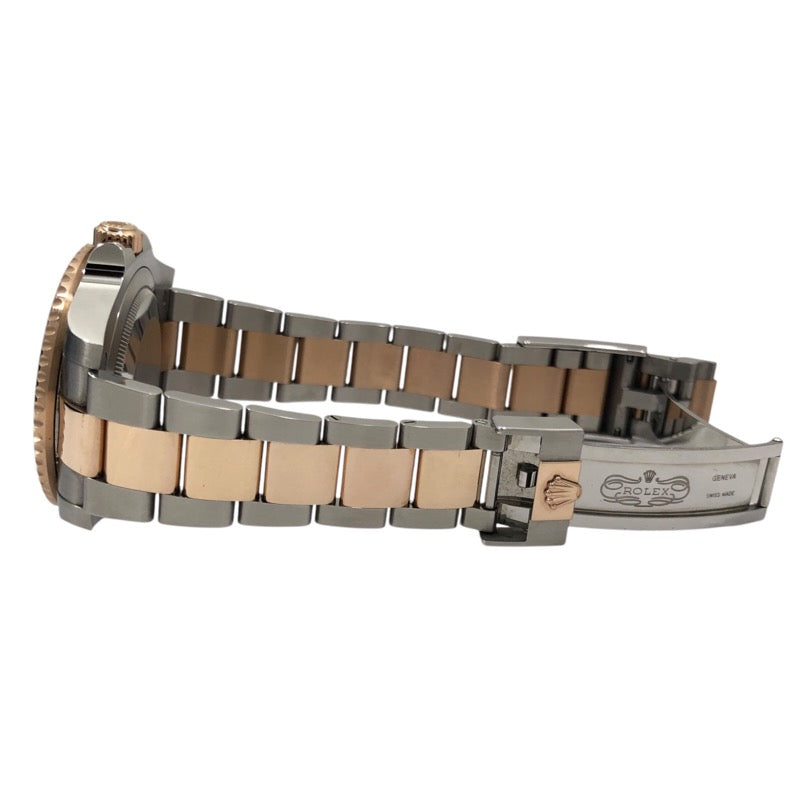 ロレックス ROLEX GMTマスター２ ランダムシリアル 126711CHNR ブラック SS/K18PG メンズ 腕時計