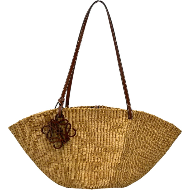 ロエベ LOEWE スモールシェルバスケットバッグ A223096X01 ブラウン エレファントグラス/レザー レディース ハンドバッグ