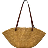 ロエベ LOEWE スモールシェルバスケットバッグ A223096X01 ブラウン エレファントグラス/レザー レディース ハンドバッグ