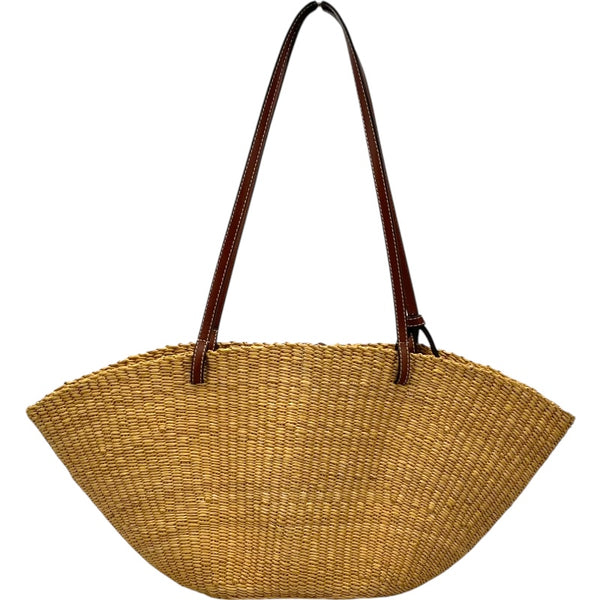 ロエベ LOEWE スモールシェルバスケットバッグ A223096X01 ブラウン エレファントグラス/レザー レディース ハンドバッグ