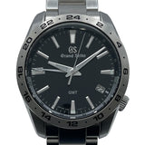 グランドセイコー Grand Seiko スポーツコレクション 9FクォーツGMT SBGN027 ブラック SS メンズ 腕時計