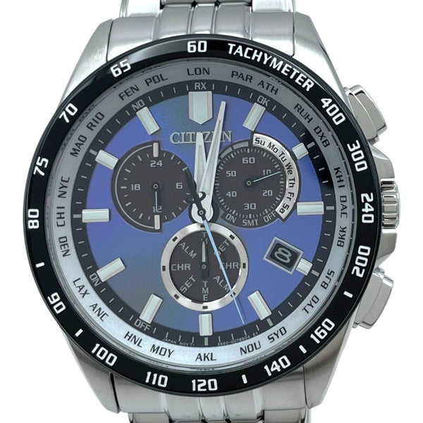 シチズン CITIZEN シチズンコレクション UNITE with BLUE 2025限定モデル CB5874-81L ブルー SS ソーラー メンズ 腕時計