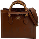 グッチ GUCCI ダイアナスモールハンドバック 660195 ブラウン GD金具 レザー レディース ハンドバッグ