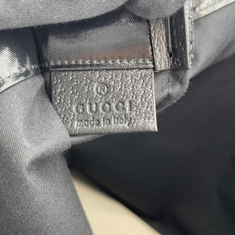 グッチ GUCCI ロゴトートバッグ 575140 ブラック コーティングキャンバス レディース トートバッグ