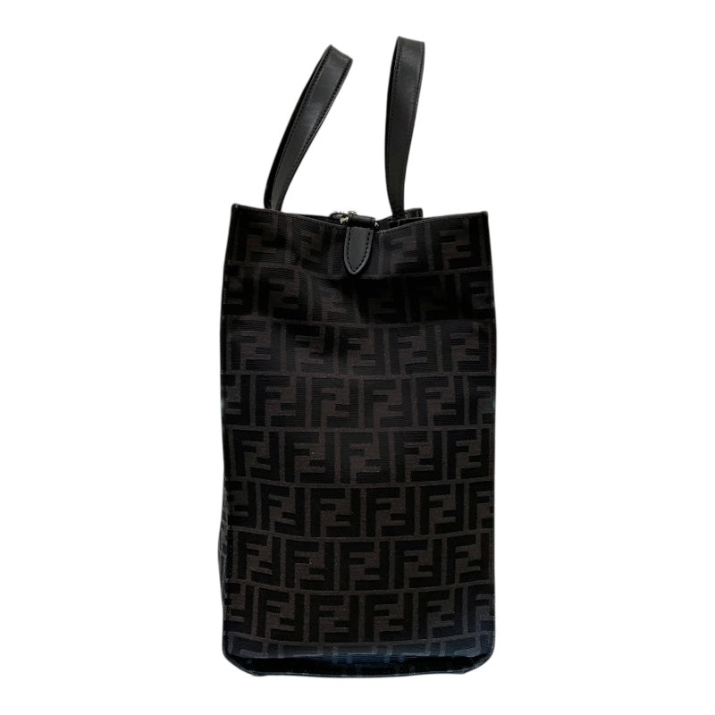 フェンディ FENDI FFｼﾞｬｶﾞｰﾄﾞ2WAYｼｮｯﾋﾟﾝｸﾞﾊﾞｯｸﾞ 7VA390 ブラック SV金具 レザー レディース トートバッグ