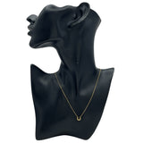 エテ ete ホースシューモチーフ 5Pダイヤ ネックレス ゴールド K18 ジュエリー