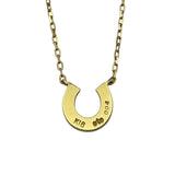 エテ ete ホースシューモチーフ 5Pダイヤ ネックレス ゴールド K18 ジュエリー