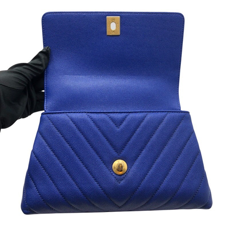 シャネル CHANEL ココハンドルXS A92990 キャビアスキン レディース ハンドバッグ