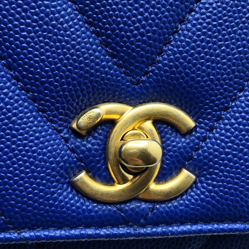 シャネル CHANEL ココハンドルXS A92990 キャビアスキン レディース ハンドバッグ