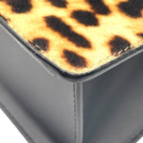 グッチ GUCCI シルヴィ レオパード ハラコ/レザー レディース ショルダーバッグ