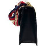 グッチ GUCCI シルヴィ レオパード ハラコ/レザー レディース ショルダーバッグ