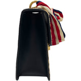 グッチ GUCCI シルヴィ レオパード ハラコ/レザー レディース ショルダーバッグ