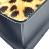 グッチ GUCCI シルヴィ レオパード ハラコ/レザー レディース ショルダーバッグ