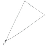 4Pダイヤネックレス ホワイトゴールド K10 ジュエリー