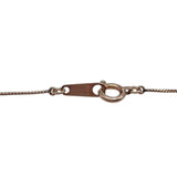 スクエアバーダイヤネックレス ピンクゴールド K10 ジュエリー