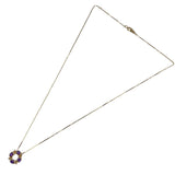 アメシストデザインネックレス ゴールド K18 ジュエリー