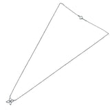 バタフライモチーフ5Pダイヤネックレス ホワイトゴールド K18 ジュエリー