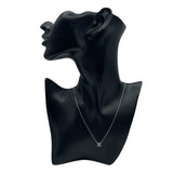 バタフライモチーフ5Pダイヤネックレス ホワイトゴールド K18 ジュエリー