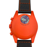 スウォッチ swatch ミッションオンアースラヴァオメガ×スウォッチコラボモデル S0330100 オレンジ バイオセラミック メンズ 腕時計