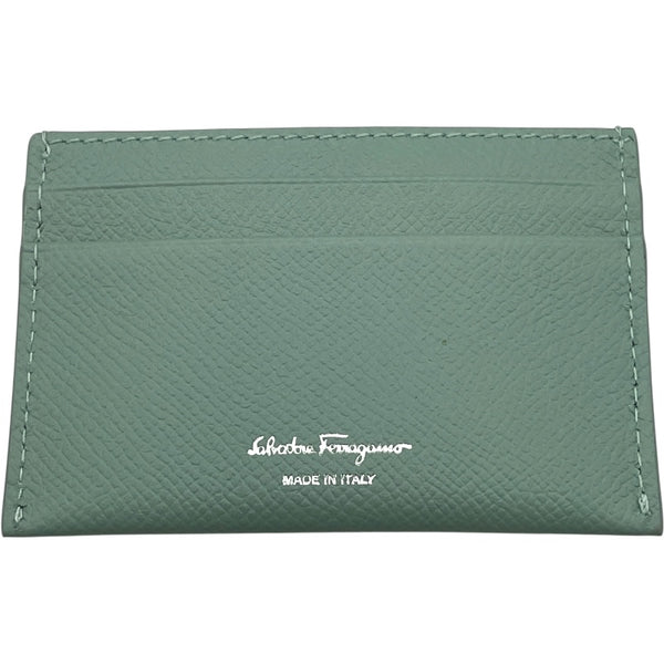 サルヴァトーレ・フェラガモ Salvatore Ferragamo ガンチーニカードケース ブルー系 レザー レディース カードケース