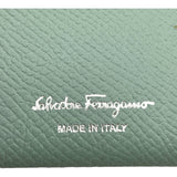 サルヴァトーレ・フェラガモ Salvatore Ferragamo ガンチーニカードケース ブルー系 レザー レディース カードケース