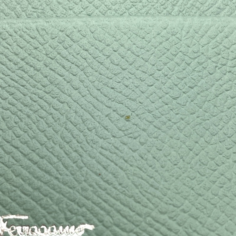 サルヴァトーレ・フェラガモ Salvatore Ferragamo ガンチーニカードケース ブルー系 レザー レディース カードケース