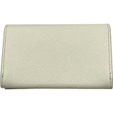 プラダ PRADA トライアングルロゴカードケース 1MC110 ホワイト SV金具 サフィアーノ レディース カードケース