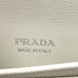 プラダ PRADA トライアングルロゴカードケース 1MC110 ホワイト SV金具 サフィアーノ レディース カードケース