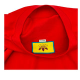 グッチ GUCCI ×adidas ロゴプリント半袖Ｔシャツ 616036 レッド コットン メンズ 半袖Ｔシャツ