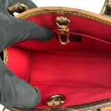 ルイ・ヴィトン LOUIS VUITTON オンザゴーBB M46839 ブラウン モノグラム・ジャイアントリバース レディース ショルダーバッグ