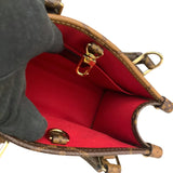 ルイ・ヴィトン LOUIS VUITTON オンザゴーBB M46839 ブラウン モノグラム・ジャイアントリバース レディース ショルダーバッグ